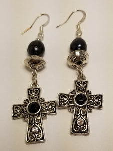 Black & Silver Cross