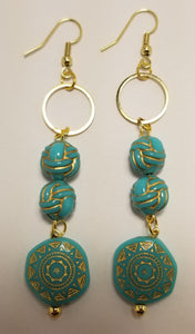 Made in Japan Turquoise  Earring 4