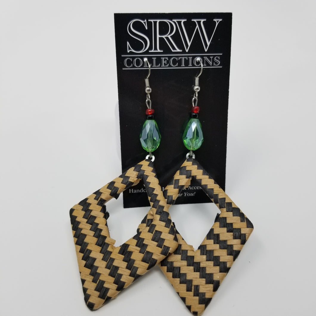 Woven Diamond Earrings