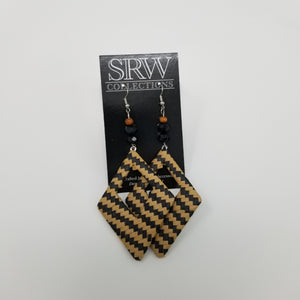 Woven Diamond Earrings